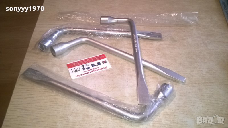 19мм//17мм ключ за гуми-як усилен, снимка 1