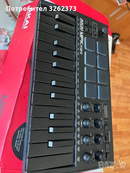 Akai MPK mini MK3 Черна Миди midi клавиатура, снимка 1