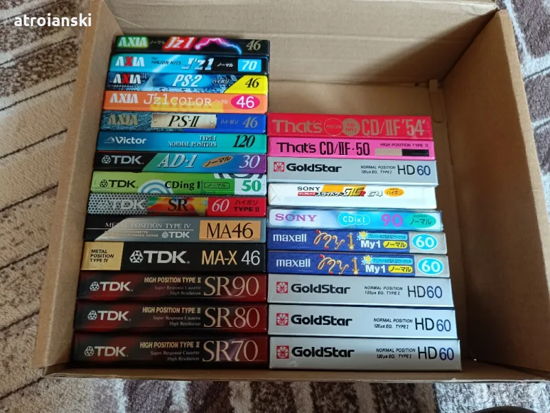 Аудио касети японски пазар, снимка 1