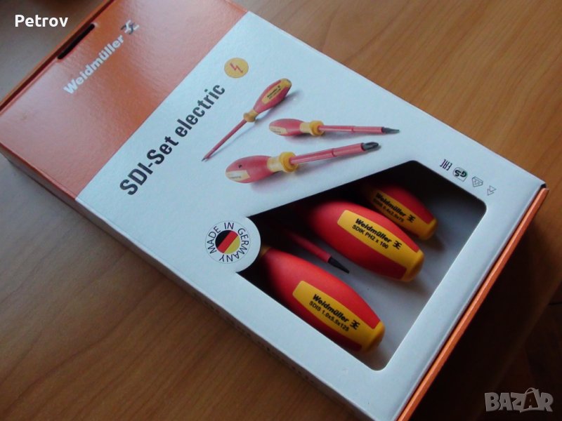 Weidmüller SDI-Set electric - VDE 1000 V - MADE IN GERMANY - 5 Отверки Комплект ЧИСТО НОВ PROFI-Set , снимка 1