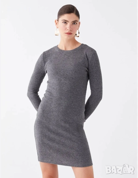 НОВА рипсена рокля, снимка 1