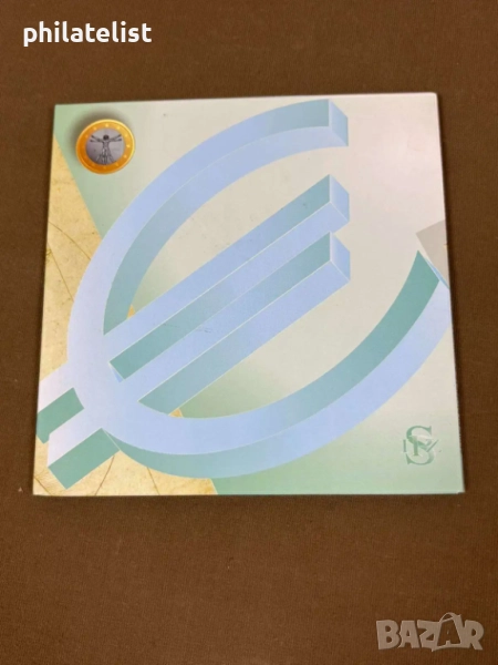 Италия 2004 - банков Евро сет от 1 цент до 2 евро + Възпоменателна сребърна монета 5 евро, снимка 1