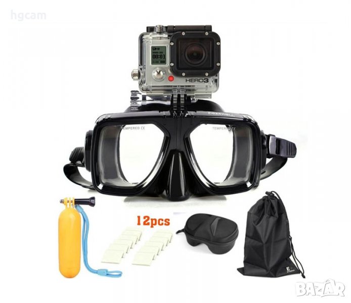 ПРОМОПАКЕТ 4 - маска за гмуркане, плувка дръжка, 12бр. таблетки, снимка 1