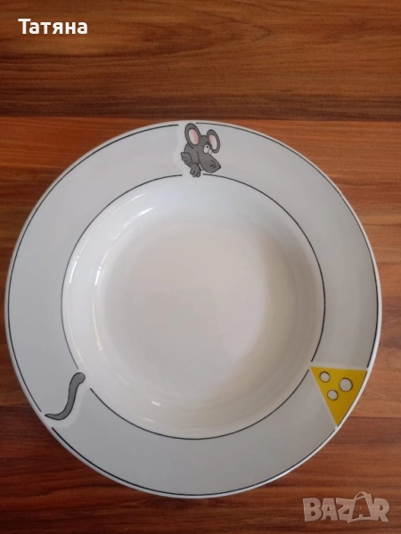 Чинии за деца, с мишка , снимка 1