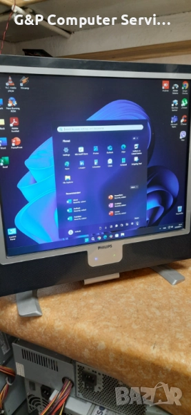 Евтин компютър в комплект с монитор Philips 19' ..., снимка 1