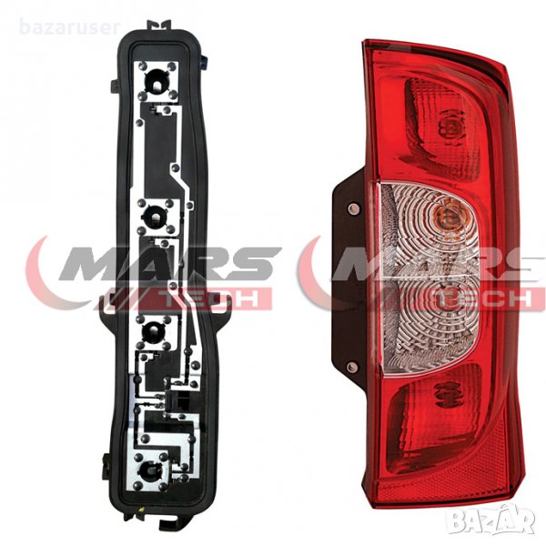 	Стоп Peugeot Bipper/Citroen Nemo/Fiat Qubo/Пежо Бипер/Ситроен Немо/Фиат Кубо/V-врата (2008-.) LH/RH, снимка 1