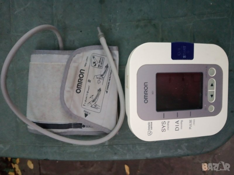 Японски клинично утвърден апарат за кръвно налягане Omron 3M и адаптер към него, снимка 1