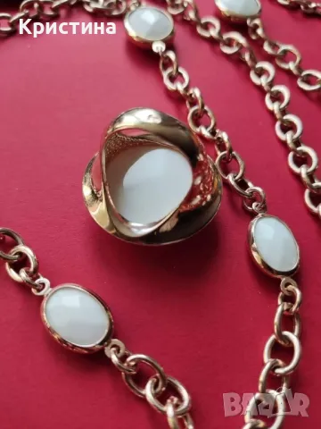 Луксозен Италиански сребърен комплект , снимка 10 - Бижутерийни комплекти - 48344775