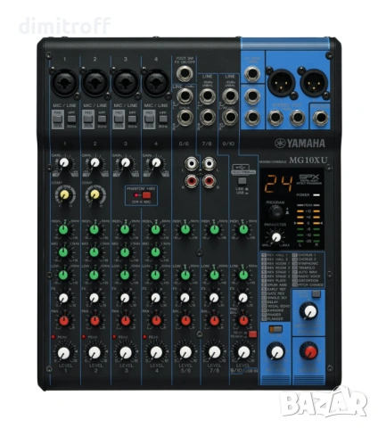 Yamaha MG10XU Смесителен пулт, снимка 4 - Ресийвъри, усилватели, смесителни пултове - 53151887