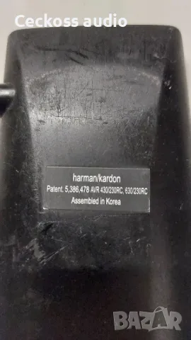 Дистанционно HARMAN KARDON AVR 430, снимка 5 - Ресийвъри, усилватели, смесителни пултове - 47564782