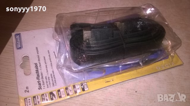 WATSON-GOLD SCART CABLE-NEW-2M, снимка 3 - Други - 27859116