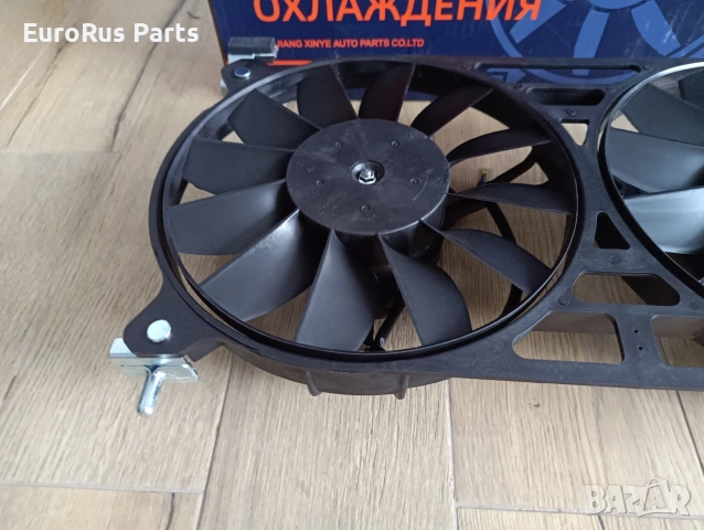 Мотор охлаждане радиатор двойно с перки ВАЗ 21214, снимка 6 - Части - 53569631