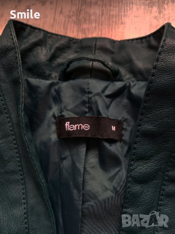 Дамско кожено яке FLAME, снимка 3 - Якета - 38034247