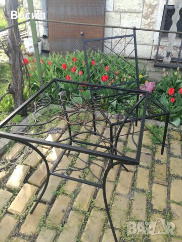 Маси., пейки и столове от ковано желязо, снимка 8 - Други - 32577686