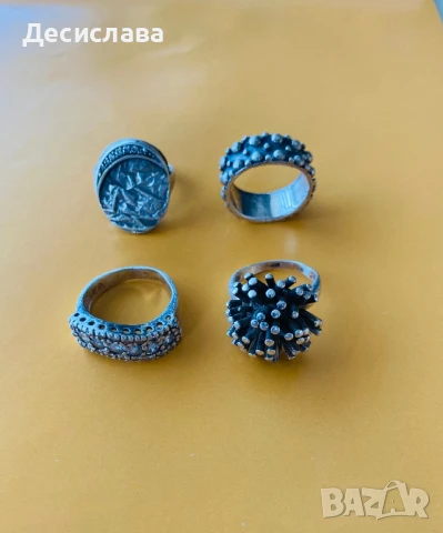 Сребърни пръстени