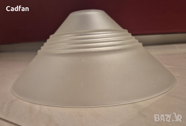 Стъклен лампион за полилей , снимка 4 - Лампиони - 52299872