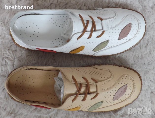 Обувки, естествена кожа, три цвята, код 352/ББ1/65, снимка 8 - Дамски ежедневни обувки - 40440126