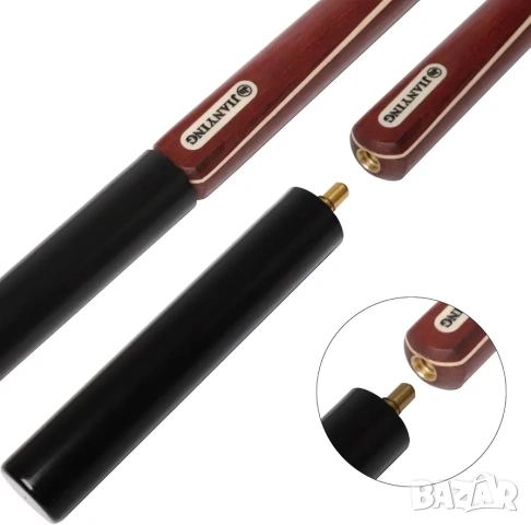 Професионална щека за билярд и снукър AONETIGER 145 см, Ясен, 3/4 + Куфар, снимка 5 - Други спортове - 53205647