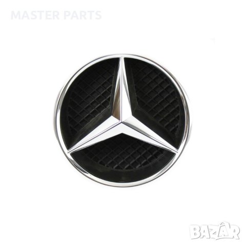 Оригинална емблема 185мм - Черна/Хром Звезда W205, W212, W176 и др., снимка 3 - Части - 43335968