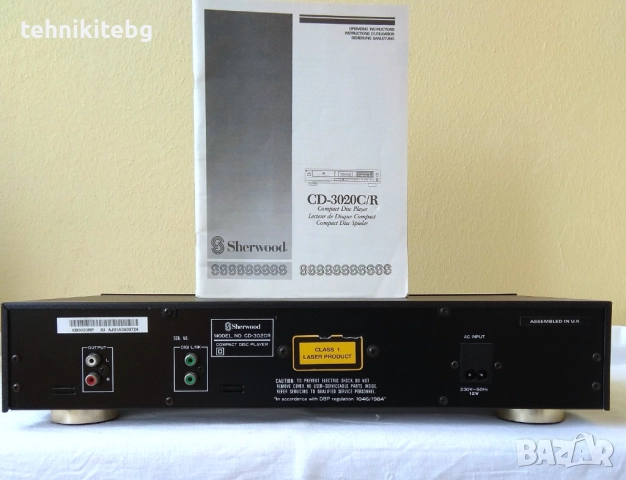 ⭐⭐⭐ Sherwood CD-3020R ⭐⭐⭐ Хубав CD плеър с инструкция, снимка 5 - Ресийвъри, усилватели, смесителни пултове - 34485840