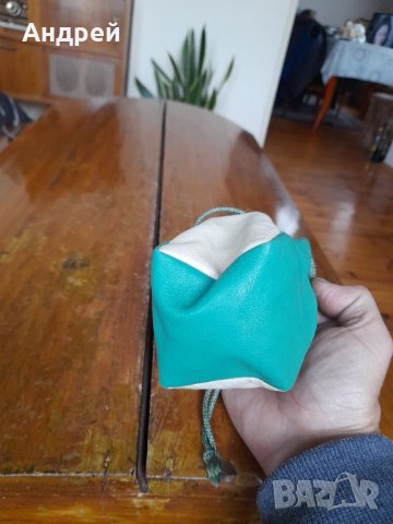 Стара кожена кесия #2, снимка 4 - Други ценни предмети - 43133461