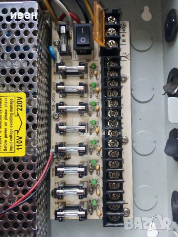 Захранващ блок за камери за видеонаблюдение 12V.DC, снимка 6 - Други - 53453388