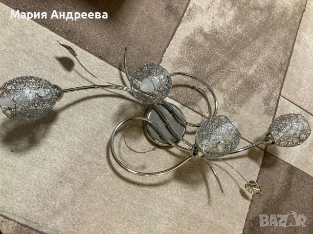 Елегантен полюлей, снимка 4 - Лампи за таван - 53078620