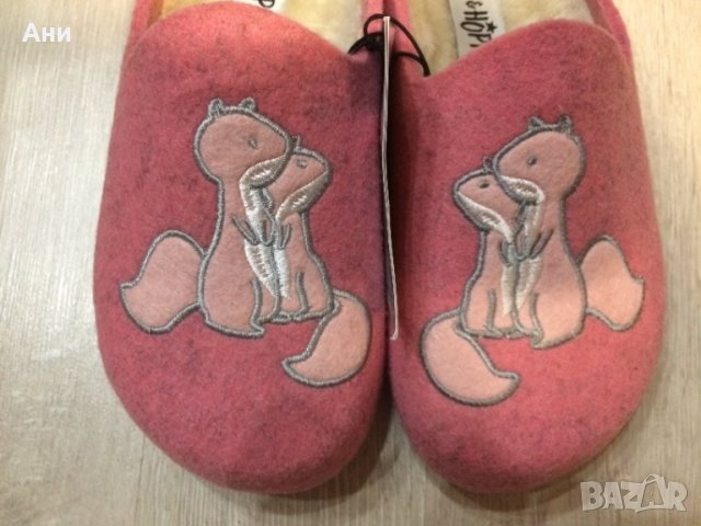 Нови,топли розови пантофки № 32., снимка 2 - Детски пантофи - 38804359