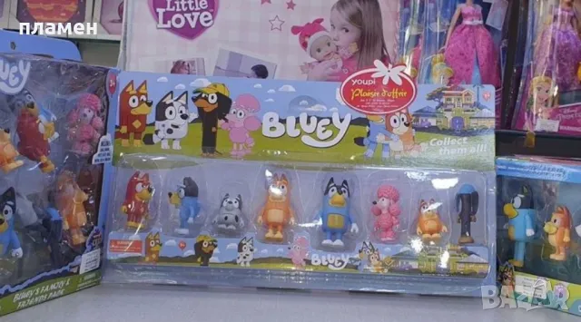 Блу и Бинго фигури на блистер/ таблет