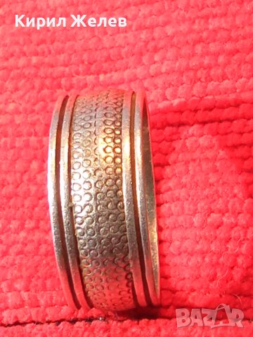 Стар ОРНАМЕНТИРАН СРЕБЪРЕН РЕТРО ПРЪСТЕН ОКСИДИРАНО СРЕБРО 925 МАЙСТОРСКА ИЗРАБОТКА Тип ХАЛКА 40622, снимка 7 - Антикварни и старинни предмети - 42646410