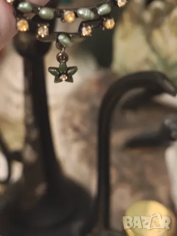 Старо колие месинг с перлички и цитрини, снимка 9 - Колиета, медальони, синджири - 49743670