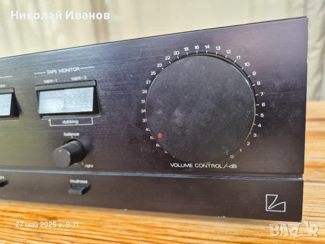 Усилвател Luxman LV-90, снимка 4 - Ресийвъри, усилватели, смесителни пултове - 50476611