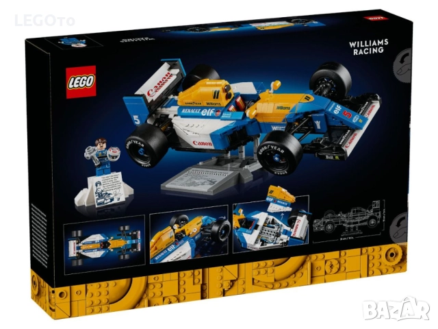 НОВО ЛЕГО 10353 Икони - Williams Racing FW14B и Nigel Mansell LEGO 10353 Icons - Williams Racing FW1, снимка 5 - Конструктори - 52584725