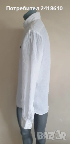 POLO Ralph Lauren Len/ Лен Slim Fit Mens Size M  ОРИГИНАЛ! Мъжка Ленена Риза., снимка 6 - Ризи - 53504156