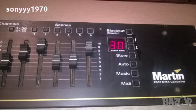 martin 2518 dmx dj controller-made in denmark-внос швеицария, снимка 7 - Други - 27493192