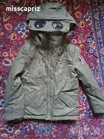 Парка с качулка и козирка, снимка 6 - Детски якета и елеци - 40638269