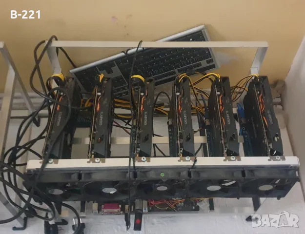 Продавам четири рига с по 6 карти RX570 8G и RX 580 8G, снимка 4 - Видеокарти - 50408833