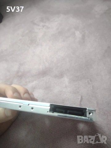 HDD Caddy адаптер, лаптоп дебелина 12.7mm Sata-Sata интерфейс, с пластмасов преден капак, снимка 4 - Части за лаптопи - 53484677