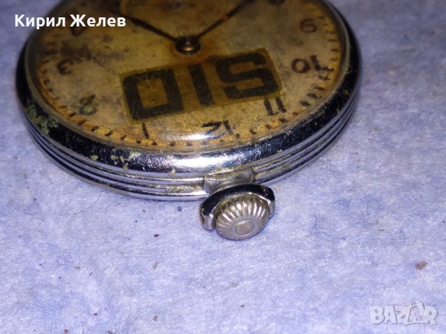 МОЛНИЯ СТАР РУСКИ ДЖОБЕН ЧАСОВНИК МЕХАНИЧЕН МЪЛНИЯ СССР 19619, снимка 8 - Антикварни и старинни предмети - 40060100