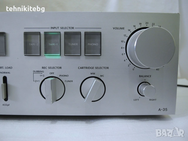 ⭐⭐⭐ ONKYO A-35 ⭐⭐⭐ Страхотен ретро усилвател 2 x 90/55 вата (4/8 ома), снимка 4 - Ресийвъри, усилватели, смесителни пултове - 53575514