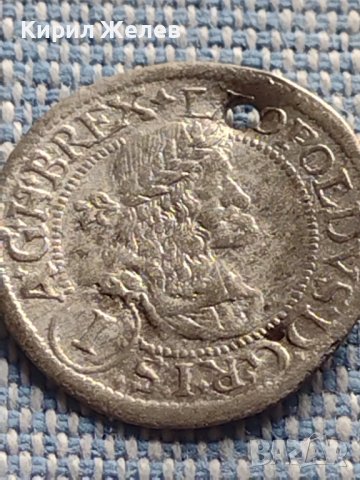 Сребърна монета 1 кройцер 1681г. Леополд първи Виена Свещена Римска Империя 13770, снимка 5 - Нумизматика и бонистика - 42930794