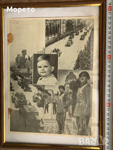 Царско семейство-Портрет на Борис III и Симеон Търновски, снимка 2 - Антикварни и старинни предмети - 47952206