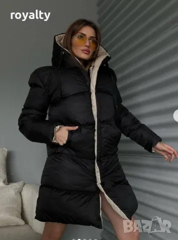 Дълго дамско зимно яке , снимка 2 - Якета - 49208169