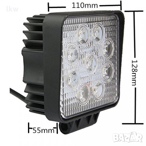 LED Работна лампа 12V,24V, снимка 2 - Аксесоари и консумативи - 26316309