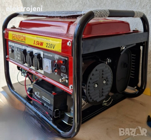 Монофазен Генератор за ток 3,5 KW - Генератори за ток 10 модела - 100% медни намотки! Професионален, снимка 2 - Генератори - 51803754