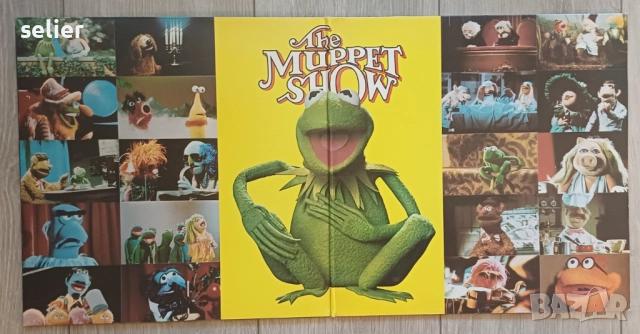 The Muppets – The Muppet Show Издание 🇬🇧 UK 1977г-GATEFOLD  Състояние на винила:VG+  Състояние на , снимка 3 - Грамофонни плочи - 52824176