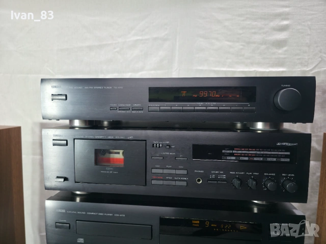 Сет Yamaha усилвател AX 570 дек KX 260 тунер TX 470 и CD X 870 , снимка 7 - Ресийвъри, усилватели, смесителни пултове - 53541041