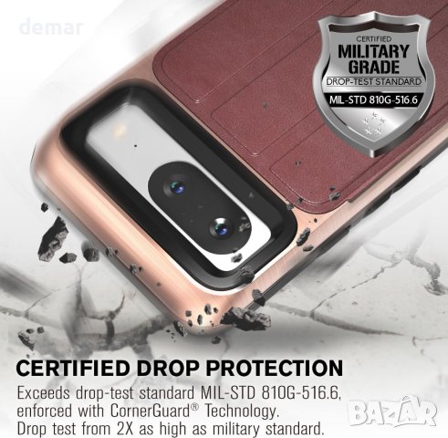 Калъф VENA vCommute Wallet, съвместим с Google Pixel 8 (2023), снимка 4 - Калъфи, кейсове - 43504800