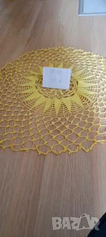 Ръчно плетени на една кука покривки, дантела, снимка 10 - Други стоки за дома - 53171965