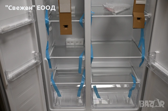 Голям хладилник PKM SBS400EIXWDAZ No Frost и диспенсър, снимка 5 - Хладилници - 53325043